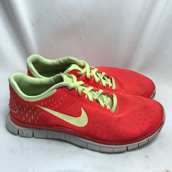 Nike Free 4.0 V2 Running Shoes Orange Size 7 - Picture 2 of 8